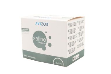 AVIZOR SALINE UNIDOSE 30*5ML