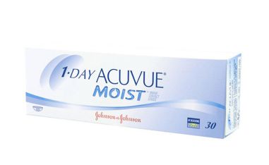 אקיוביו מויסט 1DAY ACUVUE MOIST עדשות מגע יומיות ג'ונסון אנד ג'ונסון