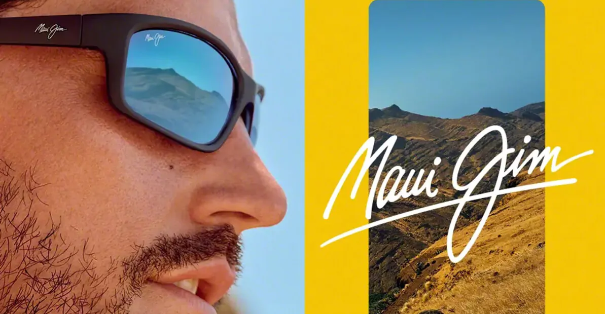 דוגמן עם משקפי שמש מאווי ג'ים